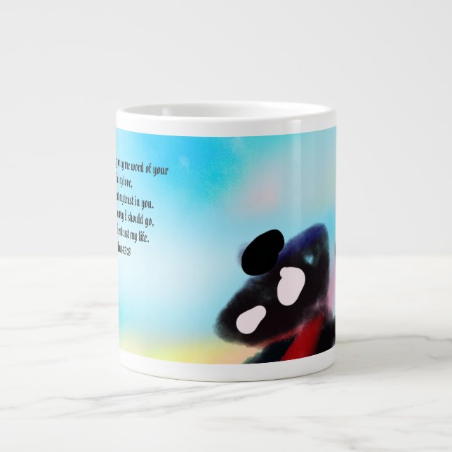 jesus love  large coffee mug (Front)