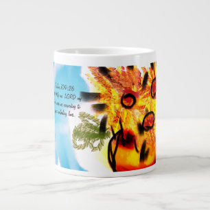 Jesus love large coffee mug