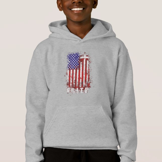 Jesus Love | Patriotic Christian Faith Jesus USA (Front)