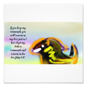 jesus love photo print