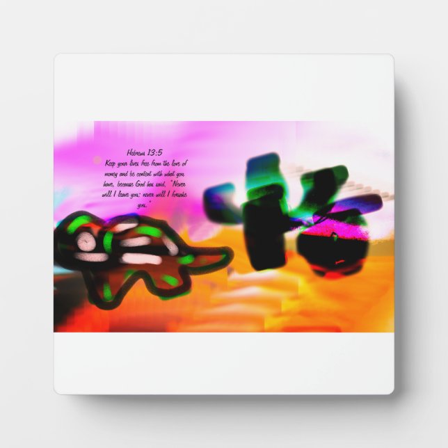 Jesus love  plaque (Front)