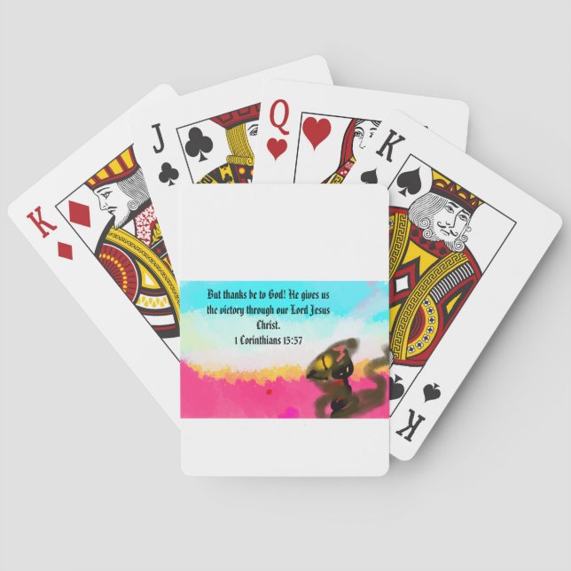 jesus love  playing cards (Back)