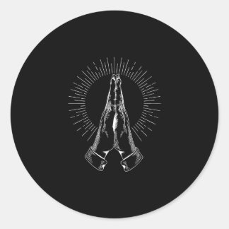 Jesus Love | Pray Religion Faith God Church Jesus Classic Round Sticker