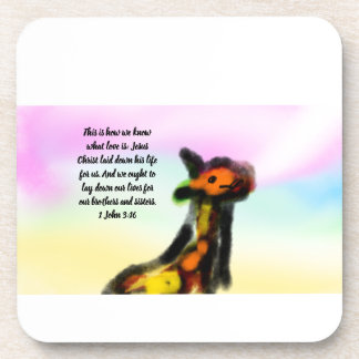 jesus love sister and brother coaster