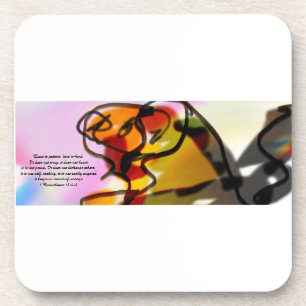 Jesus love us coaster