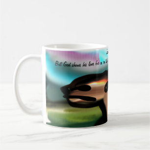 Jesus love us coffee mug