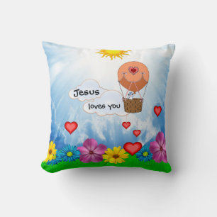 Jesus love you! cushion