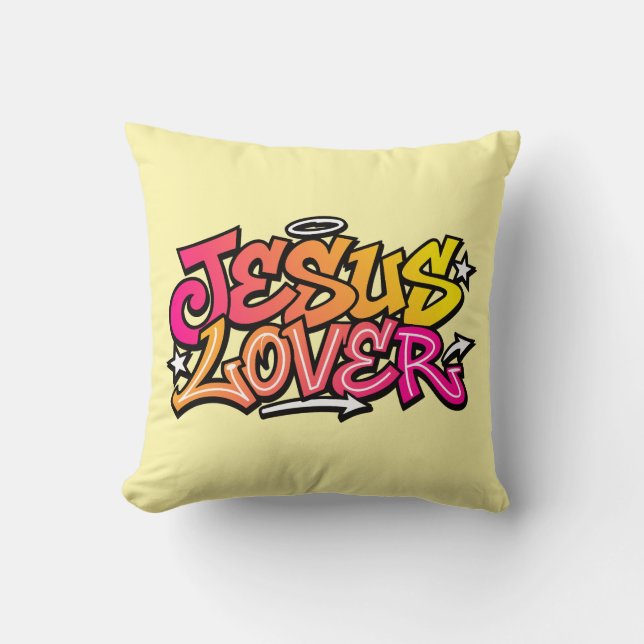 Jesus Lover Cushion (Front)