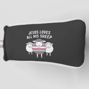Jesus Loves All His Sheep LGBT Pride Month  Golf Head Cover
