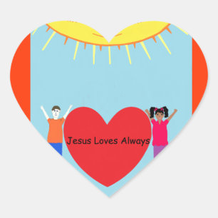 Jesus Loves Always Sticker