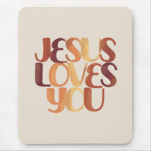 Jesus Loves Christian Typography Design