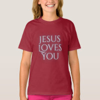 Jesus Loves Christian Typography Design