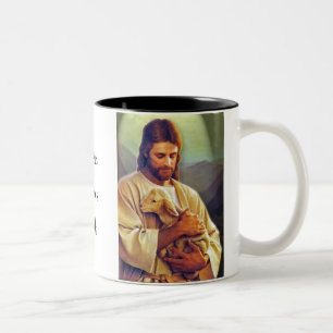Jesus Loves Me 4 Two-Tone Coffee Mug