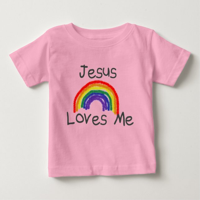 Jesus Loves Me Baby T-Shirt (Front)
