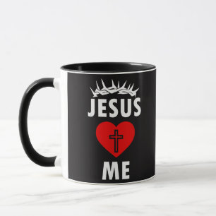 Jesus Loves ME Christen Religious Mug