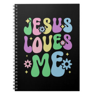 Jesus Loves Me Christian Colouful Notebook