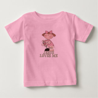 Jesus Loves Me Girl Baby T-Shirt