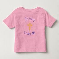 Jesus Loves Me girl shirt