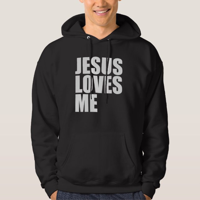 JESUS LOVES ME HOODIE (Front)