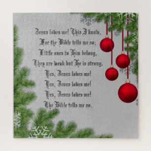 JESUS LOVES ME JIGSAW PUZZLE