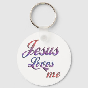 Jesus Loves me Key Ring