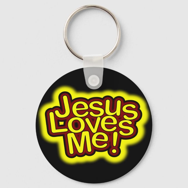 Jesus Loves Me! Keychain (Front)