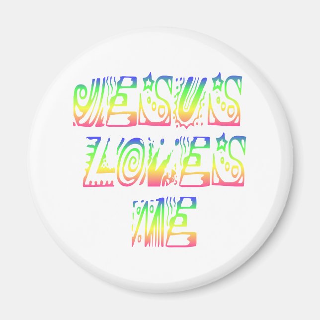 Jesus Loves ME! Magnet (Front)