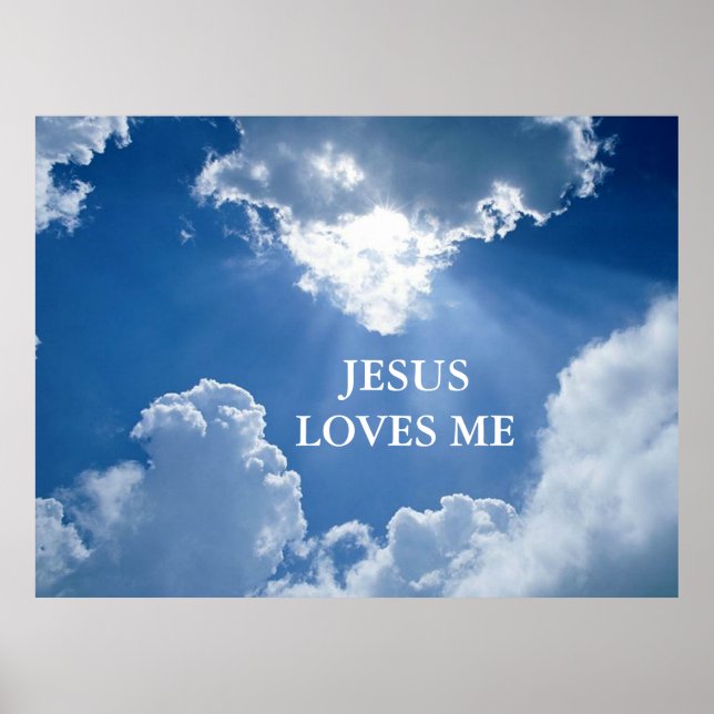Jesus Loves Me Poster (Front)