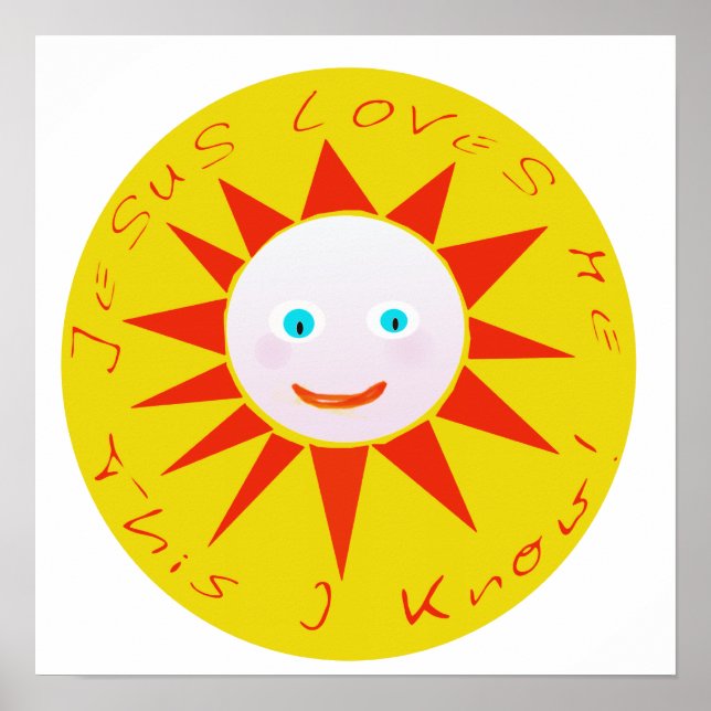 Jesus Loves Me Poster (Front)