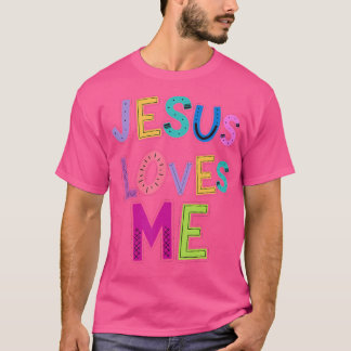 Jesus Loves Me Religious Christian Catholic Church T-Shirt
