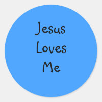 Jesus Loves Me Stickers