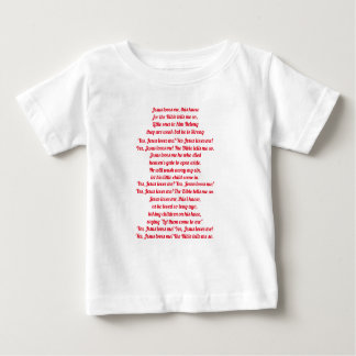 Jesus loves me T shirt for babys