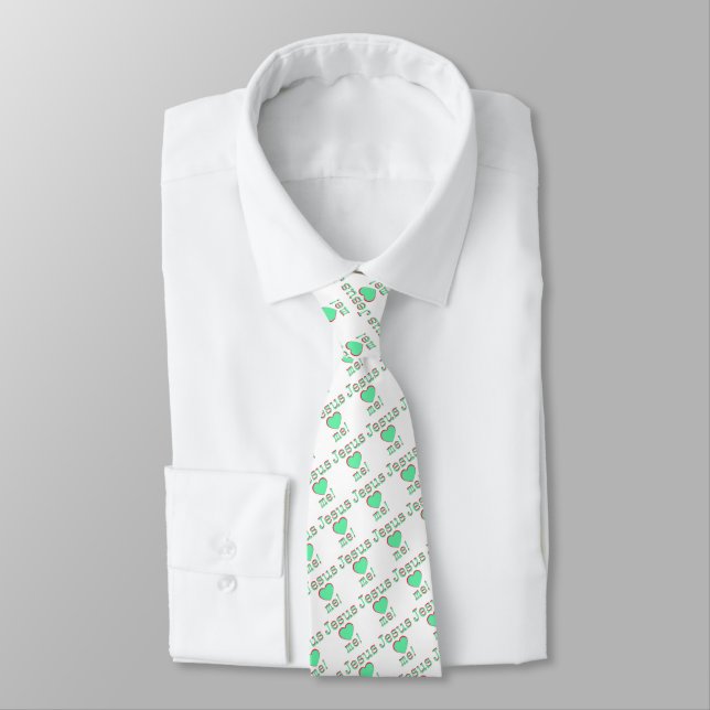 Jesus loves ♥ me! tie (Tied)