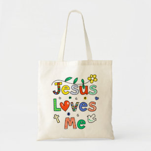 Jesus Loves Me Tote Bag