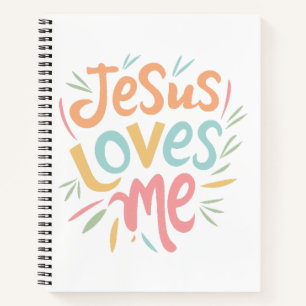 Jesus Loves Me - vintage design  Notebook