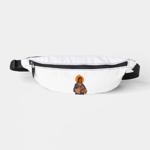Jesus Loves Moo Deng T-Shirt Bum Bags