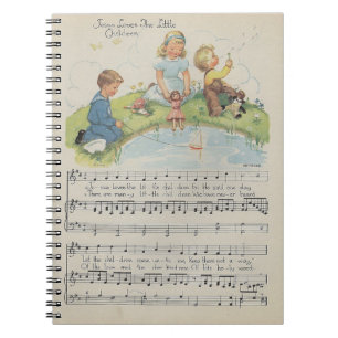 Jesus Loves The Little Children Notebook