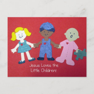 Jesus loves the Little Children! Postcard