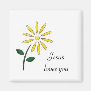 Jesus loves you 1 magnet