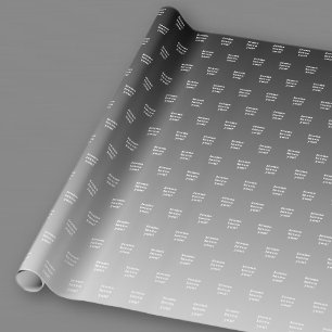 Jesus loves you! Black and white ombre Wrapping Paper