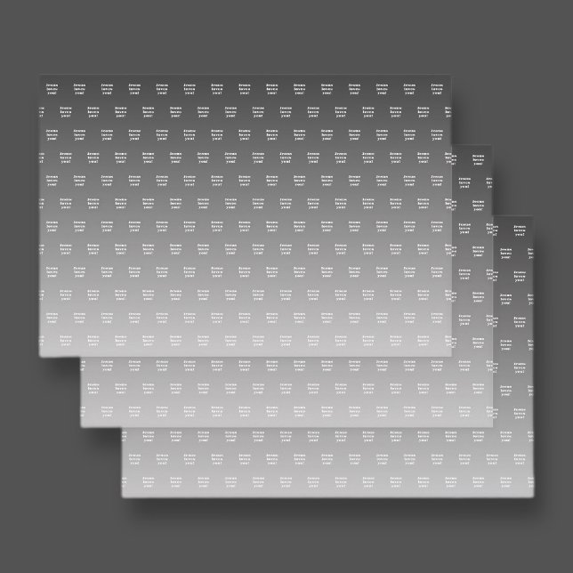 Jesus loves you! | Black and white ombre Wrapping Paper Sheet (Creator Uploaded)