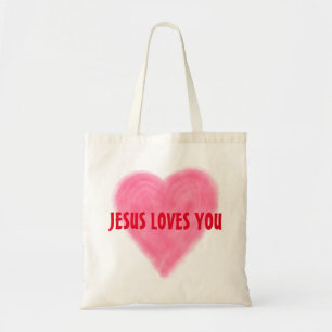 JESUS LOVES YOU Budget Tote