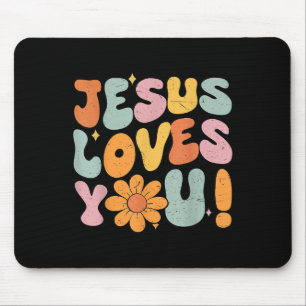 Jesus Loves You Christian Teen Girl God Sister Goo Mouse Pad