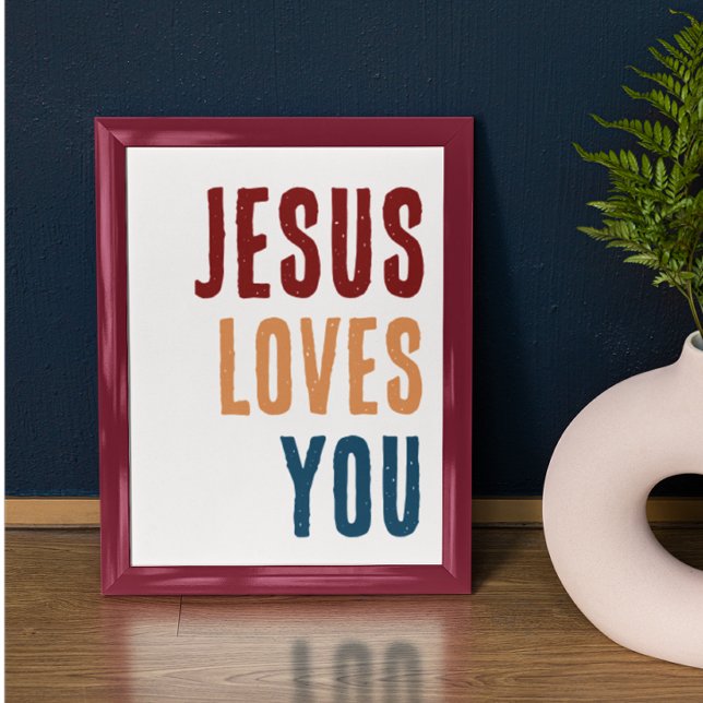 Jesus loves you Christian wall art (Creator Uploaded)