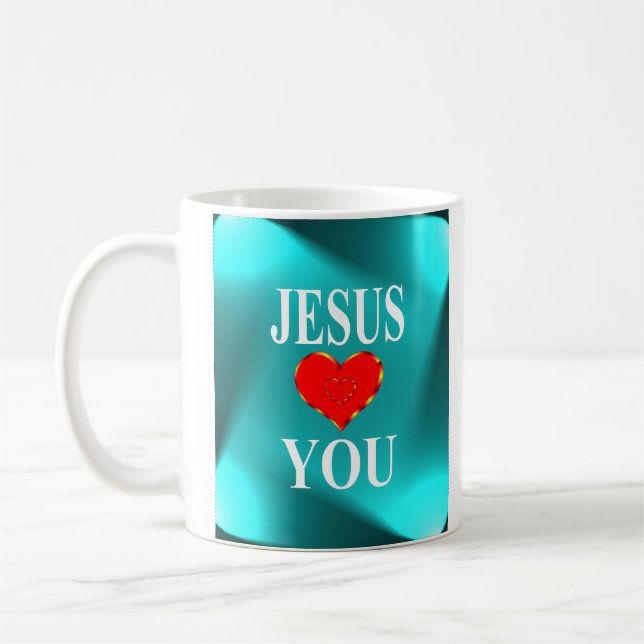 Jesus Loves You Coffee Mug (Left)