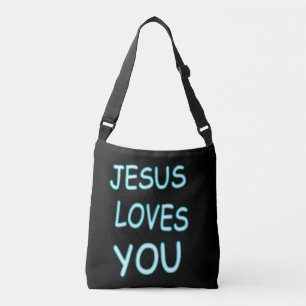 Jesus Loves You Crossbody Bag