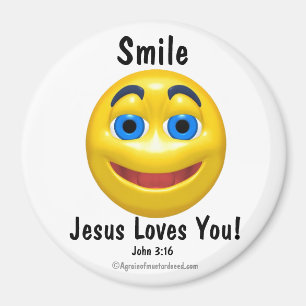 Jesus Loves You Customise it Magnet