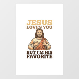 Jesus Loves You Funny Vintage Faith Shirt Design_1