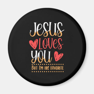 Jesus Loves You God Religion Church Catholic Gift Magnet