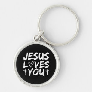 Jesus Loves You I Jesus  Key Ring